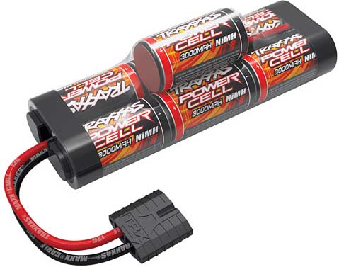 Battery, Power Cell, 3000mAh (NiMH, 7-C hump, 8.4V)